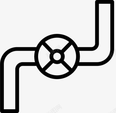煤气煤气管道建筑工具图标图标