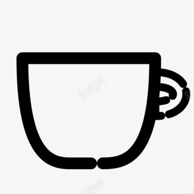 马克马克杯咖啡杯子图标图标