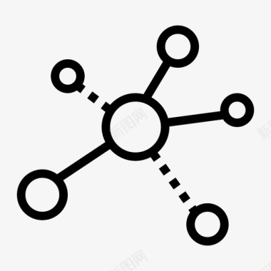 连接分支公司图标图标
