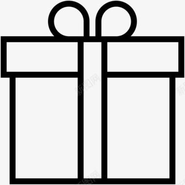 礼品卡片礼品盒图标图标