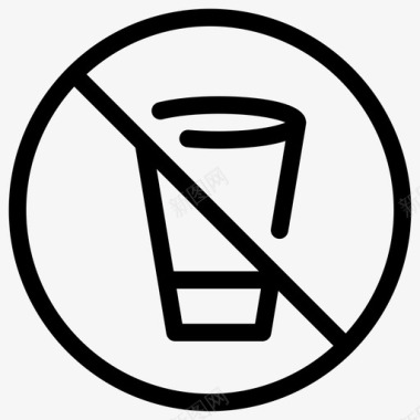 禁止饮用禁止饮用警告水图标图标
