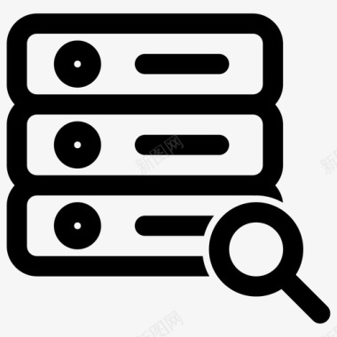 服务器搜索宿主查找服务器图标图标