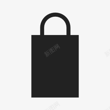 购物袋纸袋塑料袋图标图标