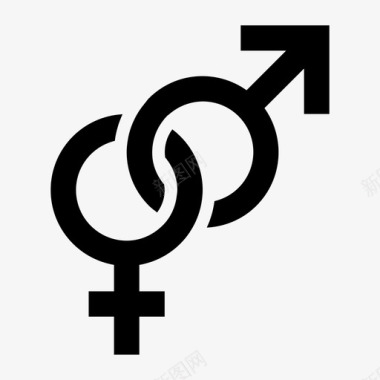 男女符号性别符号图标图标