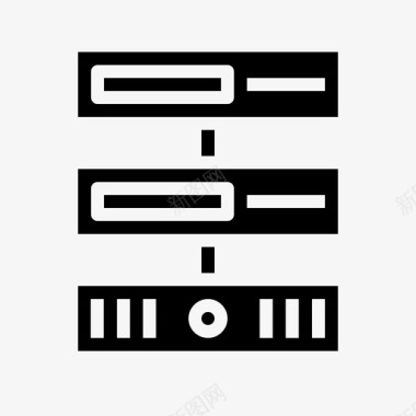 服务器机架数据库系列图标图标