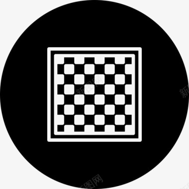 钻圈棋盘运动圈图标图标