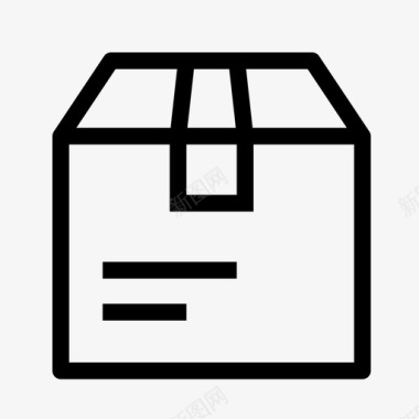 送货箱包装送货箱送货服务图标图标