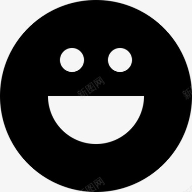 快乐微笑表情脸图标图标