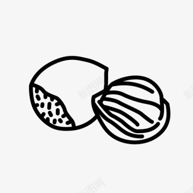 榛子食品仁图标图标
