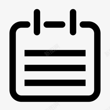 财神爷挂历日历月月日历图标图标