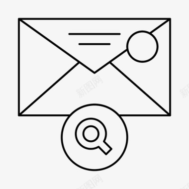 消息搜索消息电子邮件信件图标图标