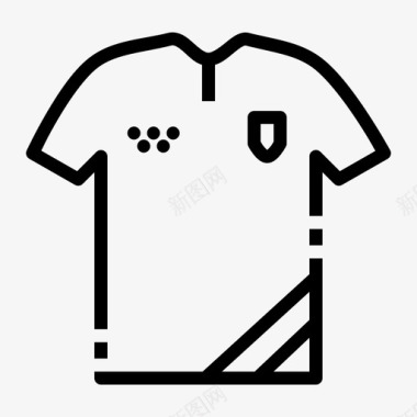 奥运足球素材运动衫足球队服图标图标