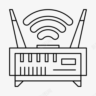 路由器wifi路由器互联网调制解调器图标图标