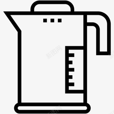 电水壶茶壶插头图标图标