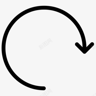 循环标志重做按钮循环图标图标