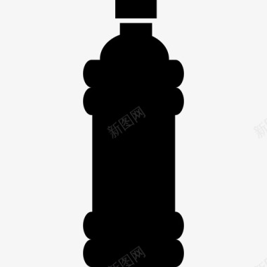 清洁瓶轮廓家居用品图标图标