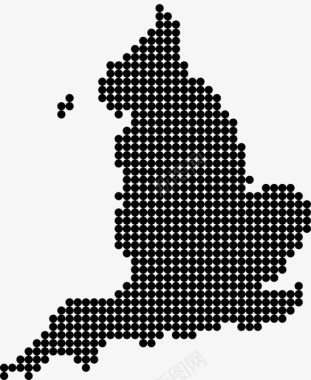 英国原装进口英国圆圈地图图标图标