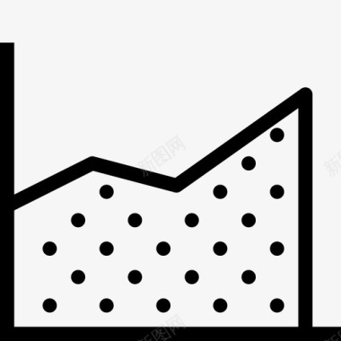 面积图分析数据图标图标