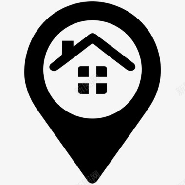 住宅位置房屋位置保持架图标图标