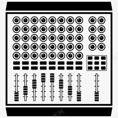 贺卡制作素材midi混音器1akai图标图标