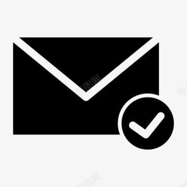 发送邮件接受电子邮件检查邮件信件图标图标