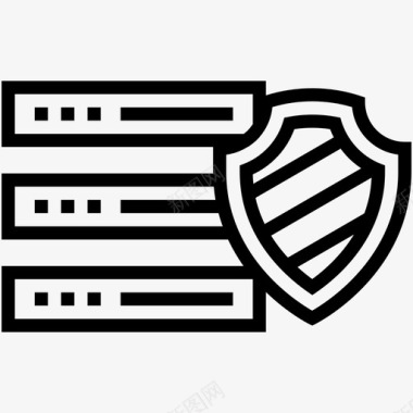 服务器服务器安全1数据保护图标图标