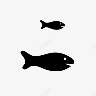 鱼钓鱼河流图标图标