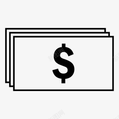 火焰美元图标钱现金美元图标图标