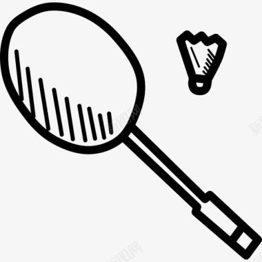 羽毛球游戏体育图标图标