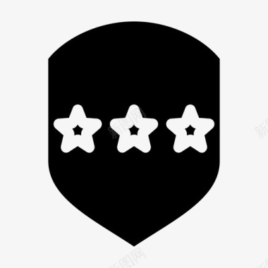 防御武器盾牌等级防御安全徽章图标图标