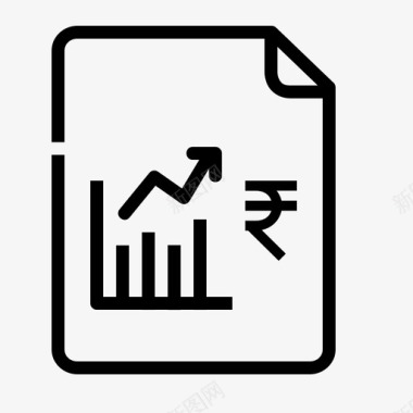 股票增长率分析分析财务图表图标图标