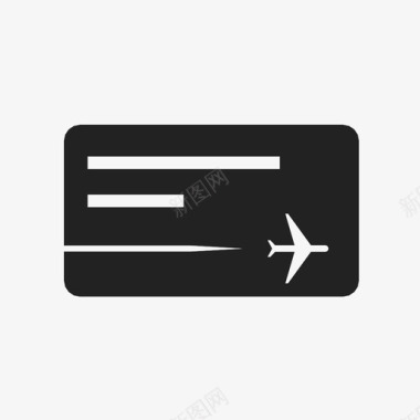 登机牌办理登机手续控制图标图标