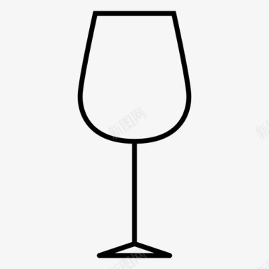 酒杯饮料红酒图标图标
