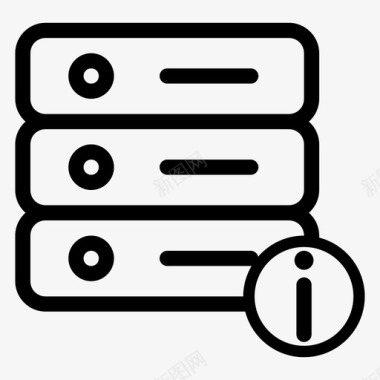 服务器服务器信息潮汐浪涌图标图标