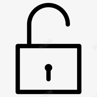 不安全解锁密码安全图标图标