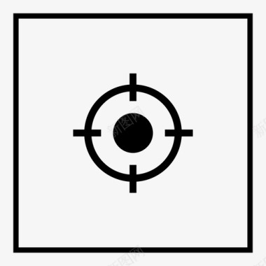 搜索目标十字准线目标枪图标图标