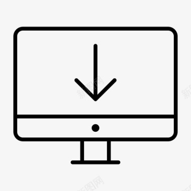 会场屏幕led电脑显示器dekstopimac图标图标