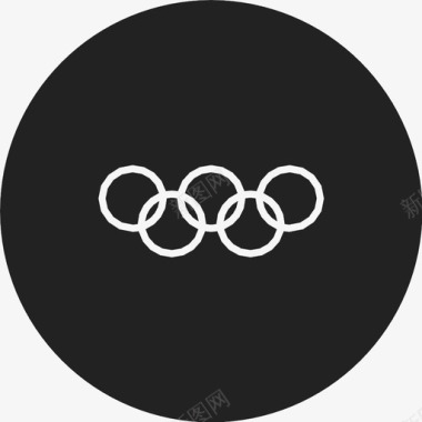 体育标志奥林匹克五环奥运会夏季奥运会图标图标