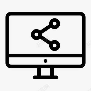 led屏幕效果计算机显示器共享计算机显示器计算机屏幕图标图标