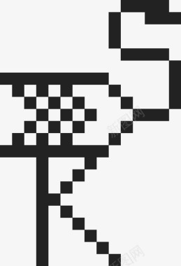 撒丁火烈鸟动物迁徙图标图标