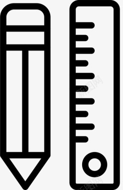 人体结构轮廓绘图工具建筑施工图标图标