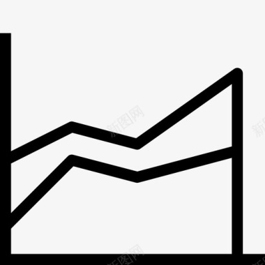 面积图分析数据图标图标