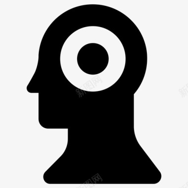 人物神秘人用户头像虚拟人物图标图标