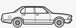 宝马7系高速公路宝马7系第一代汽车复古图标高清图片