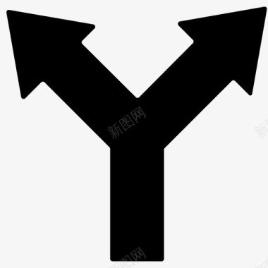 分开切断中断图标图标