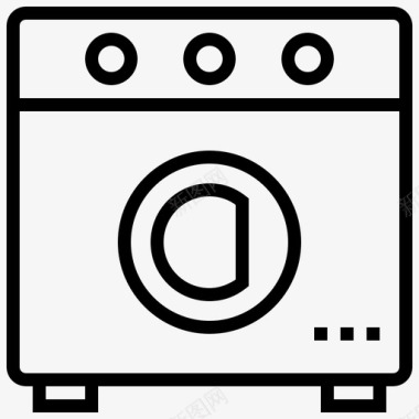 洗衣机洗衣机电器干衣机图标图标