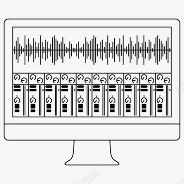 儿童制作音乐软件abletonlivedj设备图标图标