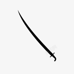 阿拉伯刀阿拉伯剑战斗刀图标高清图片