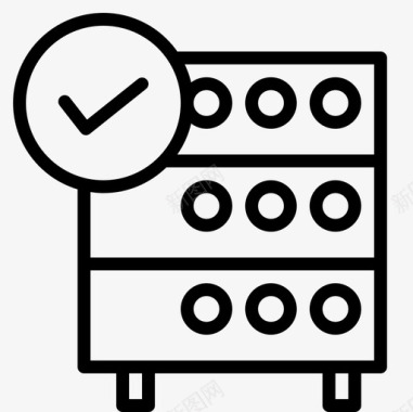 服务器数据库认证连接图标图标