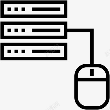 数据存储网络共享数据库主机图标图标